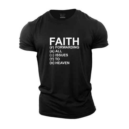 Men's Faith Meaning Cotton T-Shirt
